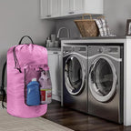 Laundry Bag with Shoulder Straps and Mesh Pocket Laundry Backpack Large - Image 6