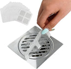 50Pcs Disposable Shower Drain Hair Catcher, Prevents Hair Clogs, 4x4 Inch Mesh by Adehoei