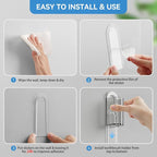 MOPMS Electric Toothbrush Holders Wall Mounted, Single Slot Toothbrush Holders - Image 7