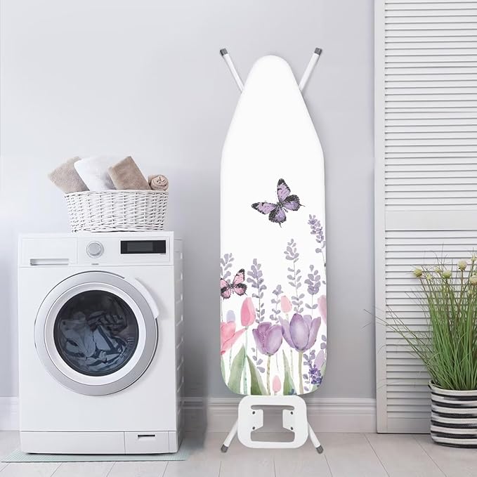 Butterfly Leaves Ironing Board Cover and Pad，Non Stick Resist Scorching and - Image 3