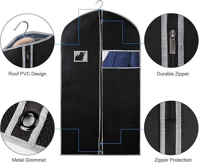 Syeeiex 40"Suit Bag, Suit Covers Bags - Image 4