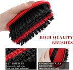 Carpet and Upholstery Cleaning Brush, Stiff Bristle Detailing Scrubber - Image 3