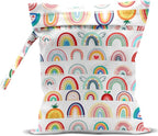 Waterproof Wet Bag for Swimsuit, Travel Beach Wet Dry Bag, Hidden Zipper by zcyxuuw