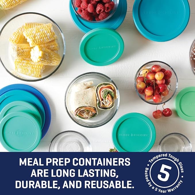 Anchor Hocking 18 Piece Glass Storage Containers - Image 3