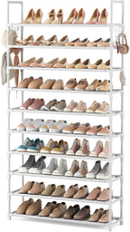 VTRIN 10 Tiers Shoe Rack Tall Large Capacity Wide Shoe Organizer Sturdy Shoe by VTRIN