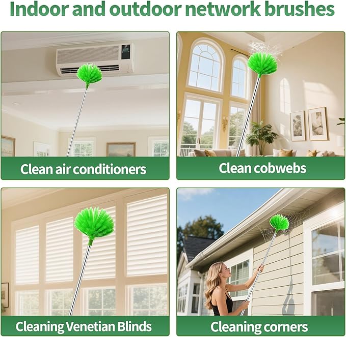 dusters for Cleaning extendable Long Handle，Webster Cobweb Duster - Image 6