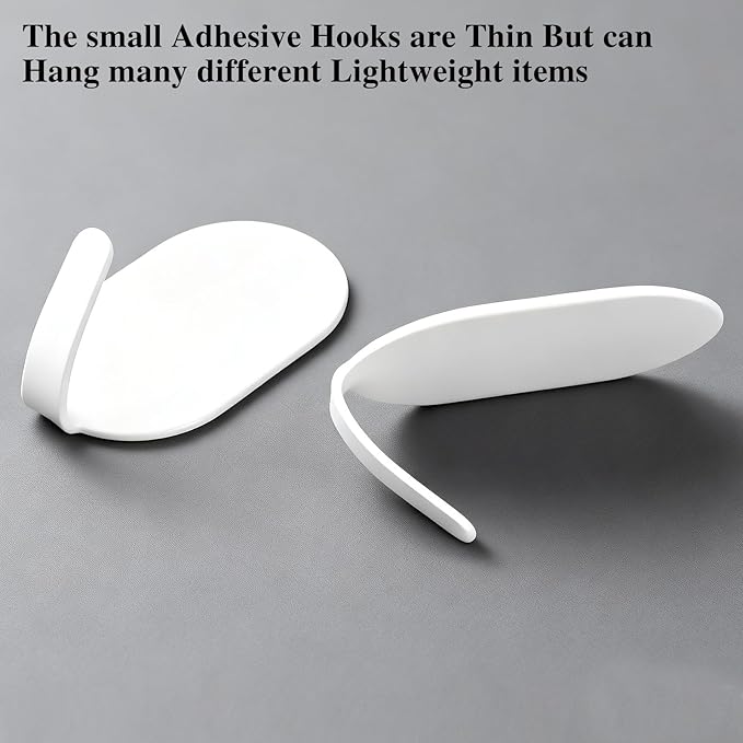 Sticky Adhesive Hooks for Hanging, Key Hooks, Stainless Steel Wall Hooks - Image 9