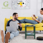GREENVINES Outdoor Rocking Chair Set | 3-Piece | 2 Rocking Chairs with 1 Side Table | Porch Rocker | HDPE Plastic | Forest | Patio Furniture Sets | High Back | Big & Tall | Ladder Back - Image 8