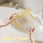 Electric Toothbrush Holder for Bathroom Countertop 5 Metal Slots Toothpaste - Image 5