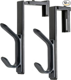Officemate Coat Hooks for Cubicle Panels, Adjustable, Comes in Black by Officemate