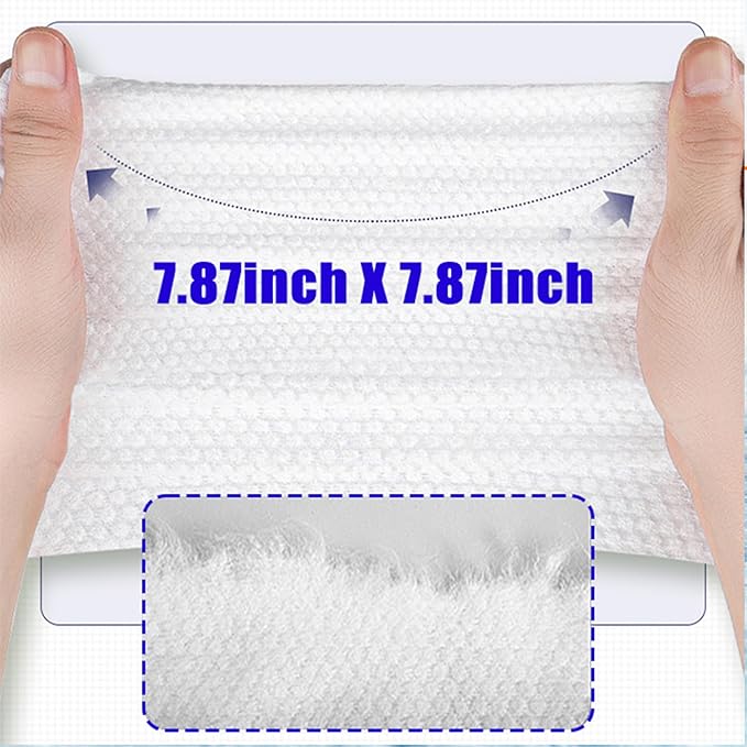 6 Pack Face Towels Disposable, Face Clean Towels, Face Towelettes Disposable - Image 4