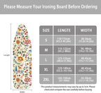 Boho Ironing Board Cover, Iron Board Cover Standard Size, Floral Ironing Board - Image 5