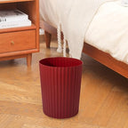 JiatuA Small Trash Can Plastic Wastebasket Round Garbage Container Bin - Image 5