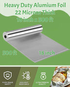 Aluminum Foil Wrap Roll 18 in x 500 ft Heavy Duty Commercial and Home Use - Image 3