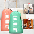 2 Pack XL Travel Laundry Bag, Machine Washable Dirty Clothes Organizer - Image 8