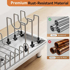 Small Dish Drying Rack, Compact Dish Drainer - Image 4