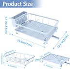 Blue Dish Drying Rack, Dish Rack, Space-Saving Dish Racks - Image 4