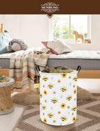 HUNRUNG Laundry Hamper, Large Canvas Fabric Lightweight Storage Basket Toy - Image 7