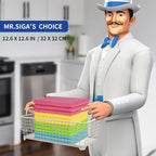 MR.SIGA Microfiber Cleaning Cloth, Size:12.6" x 12.6" - Image 2
