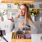 Bamboo Drawer Organizer Utensil Holder - Image 4