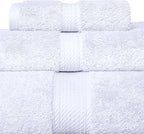 SUPERIOR Egyptian Cotton Pile 3 Piece Towel Set, Includes 1 Bath, 1 Hand - Image 3