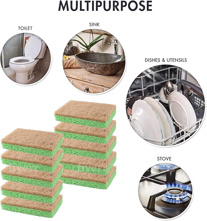SCRUBIT 24 Pack Natural Sponges - Image 4