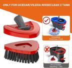 Small Spin Mop Replace Head Base + Scrub Brush - Image 2
