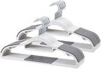 Coat Hangers 30 Pack, Plastic Clothes Hangers Non Slip by Home