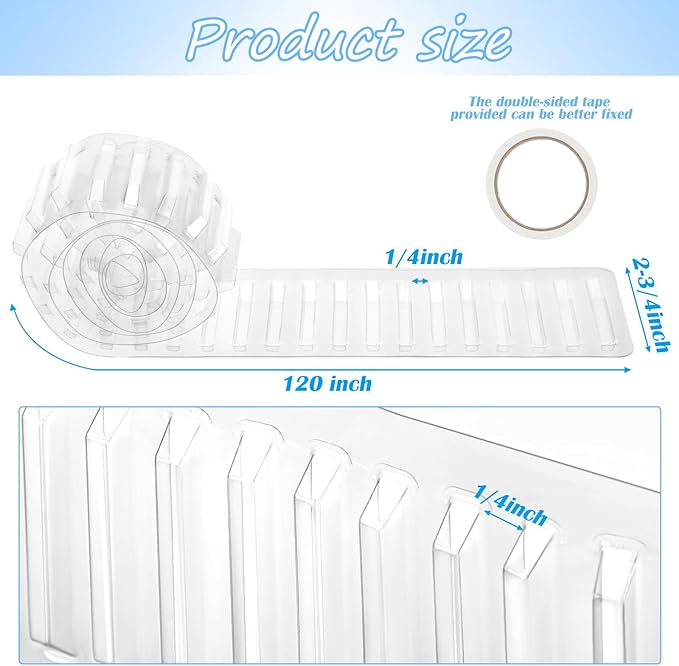Geelin 120" l x 2-3/4" H Drawer Divider Holder - Image 2