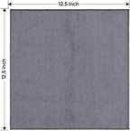 HOMEXCEL Grey Microfiber Cleaning Cloth 50 Pack, 12.5 x 12.5 inch Microfiber - Image 7