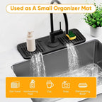 14.6 inch Faucet Mat for Kitchen Sink Splash GuardKitchen Sink Faucet Mat - Image 7