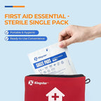 100 Pack Sterile Gauze Pads 4x4 Inch 12-Ply, 100% Cotton Large Gauze Sponges - Image 5