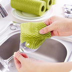 Disposable Dish Cloths Disposable Cleaning Towels, Reusable Wipes Absorbent - Image 5