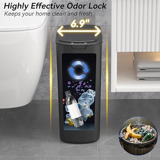5 Gallon Bathroom Automatic Trash Can - Image 4