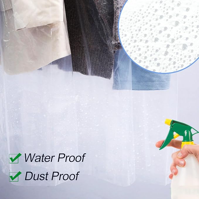 100 Pack Dry Cleaning Plastic Bags, Dry Cleaners Bags - Image 7