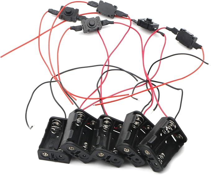 23A 24V/2x12V Battery Holder Plastic Box by Newzoll