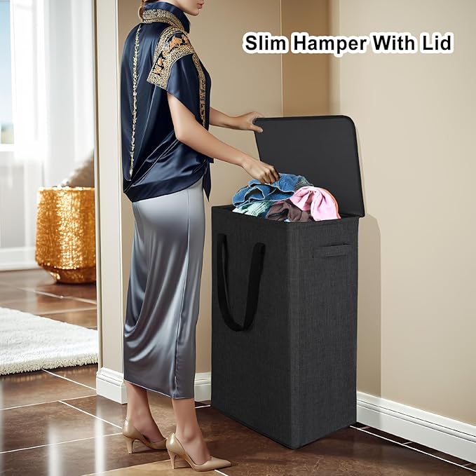 Odonata 75L Slim Laundry Hamper - Image 5