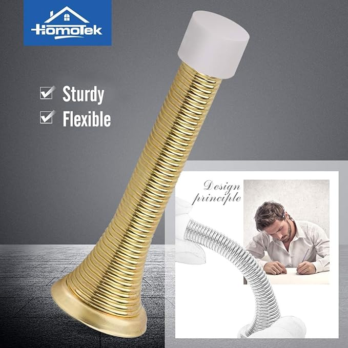 HOMOTEK 20 Pack Spring Door Stopper - Image 2
