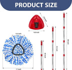 Spin Mop Replacement Set for O-Ceda 2-Tank System, Includes 2 Mop Head - Image 3