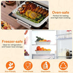 Gladify Aluminum Foil Pans 9x13 Disposable Baking Pans 30 Pack Heavy Duty Half - Image 6