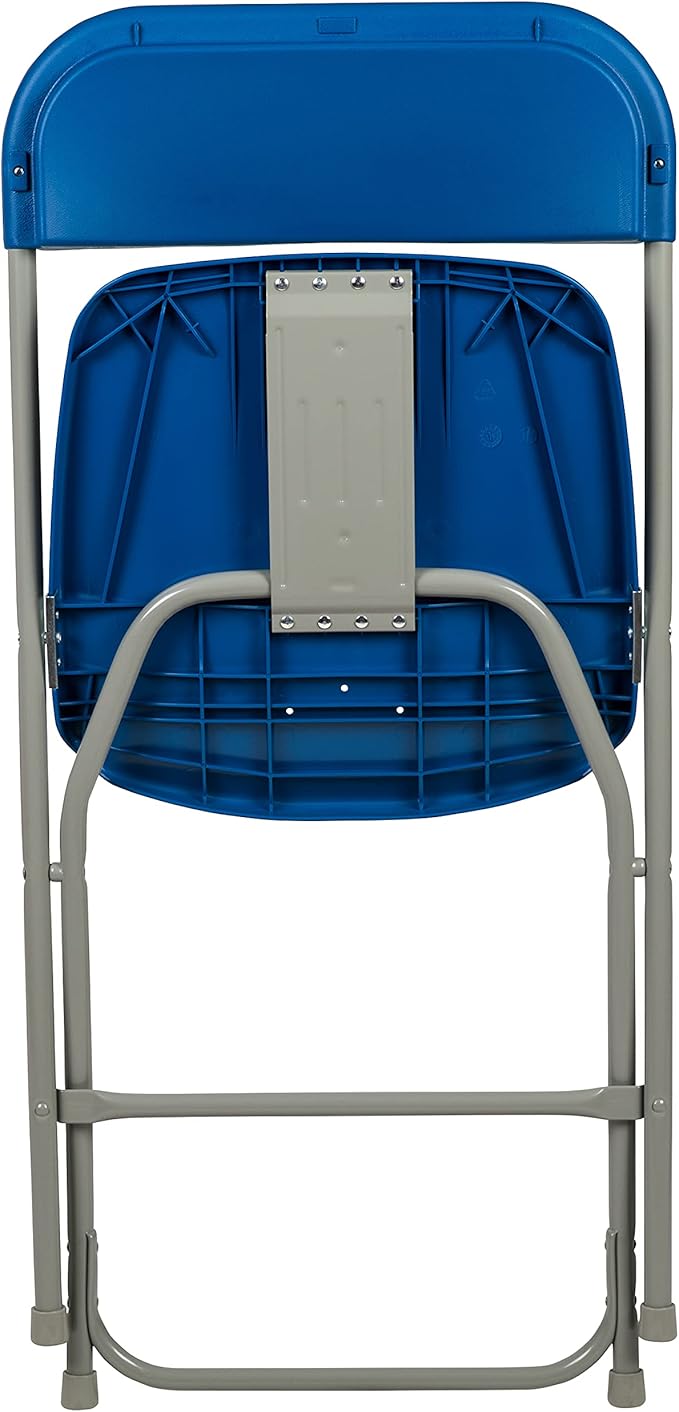 Flash Furniture Hercules Series Plastic Folding Chair - Blue - 6 Pack 650LB Weight Capacity Comfortable Event Chair-Lightweight Folding Chair - Image 19