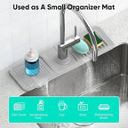 17.7'' Faucet Mat for Kitchen Sink Kitchen Sink Splash Guard Silicone Sink - Image 7