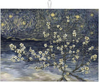 Flowers Dish Drying Mat for Kitchen Counter Decor 18x24 Inch Floral Absorbent by Ovitssrk