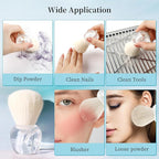 BQAN Nail Dust Brush Nail Art Dust Powder Remover Brush Nail Arts Dust Cleaner - Image 5