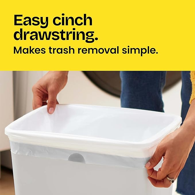Glad Medium Trash Bags, 8 Gallon, Gain Original - Image 6