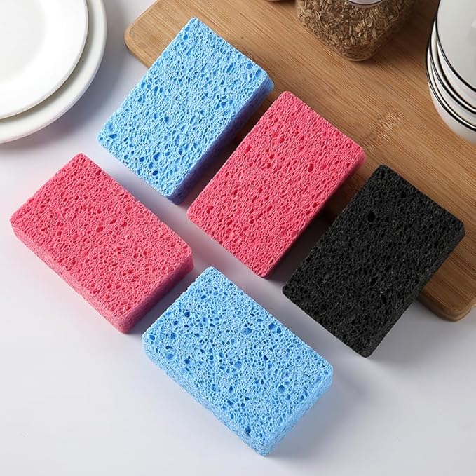 6 - Pack Non-Scratch Scrub Sponges - Sponges - Image 9