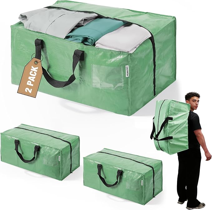 WORKPRO 2 Pack Extra Large Moving Bags by WORKPRO