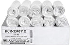 Aluf Plastics High Density Trash Bags, 33 Gallon, 11 Micron, by AlufPlastics