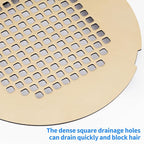 Shower Drain Cover, Shower Drain Hair Catcher Snap-in Replacement Strainer - Image 3
