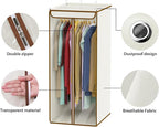 Univivi Garment Bags for Hanging Clothes, Large Clothes Storage Bags Closet - Image 3